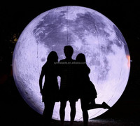 2024 Offre Spéciale led boule de lune gonflable géante légère, ballons gonflables Luna pour la décoration d'événement de mariage