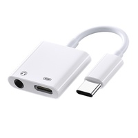 Adaptador USB Tipo-C 2 en 1, Cable Convertidor de Auriculares de 60W para PC/Tablet Android, Carga Rápida con Cable de 3.5mm, Envío Rápido, en Stock