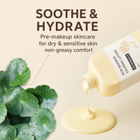 Lotion apaisante 3-en-1, hydratante et base de maquillage pour une peau éclatante et sensible