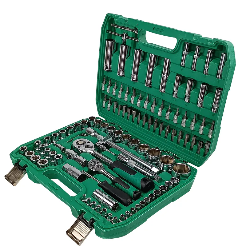 Tool kit 108pcs Socket set Car Repair Tool And Ratchet Hand Tools Drive Hex