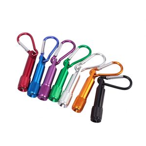 Mini Keychain LED Flashlight Portable Pocket <b>Torch</b> with Carabiner Hook for Outdoor Survival Camping Hiking Emergency Gear - Product Image 2