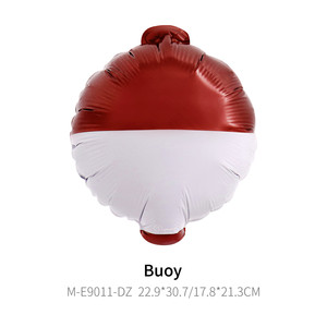 Set di Palloncini CYmylar <span class=keywords><strong>a</strong></span> <span class=keywords><strong>Tema</strong></span> Pesca: Palloncini di Tonno, Salmone, Carpa, Granchio e Boe per Decorazioni <span class=keywords><strong>a</strong></span> <span class=keywords><strong>Tema</strong></span> Sotto il Mare - Product Image 6