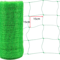Filet de treillis extrudé haute ténacité pour plantes grimpantes, support robuste pour concombres, melons, tomates, jardinage vertical et agriculture
