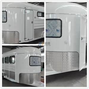 Remolque de Carga en Ángulo para 2 Caballos, de Eje Único, de Vidrio, Personalizado para Europa, Venta al por Mayor en Estados Unidos - Product Image 5