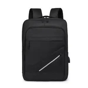 यात्रा लैपटॉप बैकपैक व्यवसाय नोटबुक बैग यूएसबी चार्जिंग पोर्ट वाटरप्रूफ ऑक्फोर्ड बैकपैक्स एफओ पुरुषों