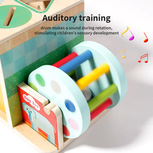 Montessori Wooden <b>Box</b> Multiple Shape Matching Color Sort Cognition Game Educational <b>Toys</b> for Preschool Boys Girls Learning CPC - Product Image 3