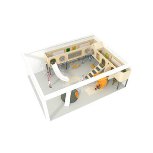 Aire de jeux intérieure en bois pour tout-petits, crèche, maison de jeu de haute qualité, espace de jeux souple pour enfants, certifiée ASTM, capacité 50 enfants, idéale pour les fêtes - Product Image 4