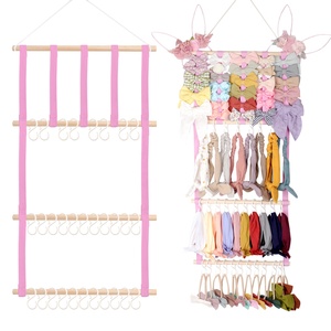 Fermagli per capelli organizzatore portaoggetti appesi a parete decorazione per la casa arcobaleno fascia per la stanza delle ragazze - Product Image 3