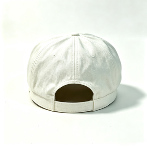 Wholesale Unisex Cotton Canvas Newsboy Cap Vintage Octagonal <b>Beret</b> ACE Metal Logo Soft Short Brim Daily Casual Gatsby Hat Custom - Product Image 3