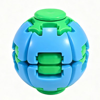 Heißer 3D-Gear-Ball Fidget Toy Spiral Stressabbau-Sensorikspielzeug für Kinder und Erwachsene – Weihnachts- und Geburtstagsgeschenke, Angstlinderungsspielzeug