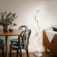 Plafonnier LED en forme de spirale, design nordique post-moderne, luxueux et créatifs, idéal pour un salon ou une chambre à coucher