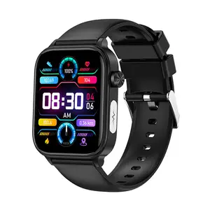 Smartwatch esportivo para monitoramento de frequência cardíaca, temperatura corporal, pressão e frequência cardíaca, preço de fábrica ET570, monitoramento IPS PPG + ECG + HRV