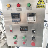 Machine mobile de fabrication de crèmes et lotions cosmétiques 50L 100L pour soins de la peau, avec agitateur, mélangeur sous vide et homogénéisateur