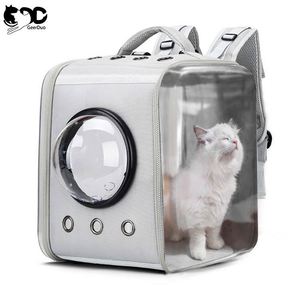 Échantillon gratuit, vente en gros d'usine, sac à dos transparent ventilé pour animaux de compagnie, homologué par les compagnies aériennes, grand espace, pour les voyages et les sorties avec les animaux. - Product Image 2