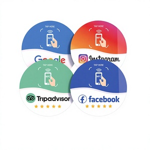 สติกเกอร์อะคริลิคติดโต๊ะ Google NFC Smart Card สำหรับรีวิวและคะแนน - Product Image 4