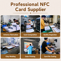 Tarjeta NFC de PVC Acrílico Programable con Impresión Personalizada OEM, Ntag215, Redes Sociales, Reseñas de Google, en Francés, para Hotel, Spa, Estudio de Yoga, Bar