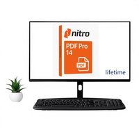 New Genuine Nitro PDF Pro 14 Lifetime License Original Editing Software Fast Delivery