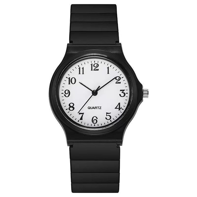 Women's Wrist Quartz Watch with Slim Case and Pearl Accents  Feminine and Graceful Quartz Watch