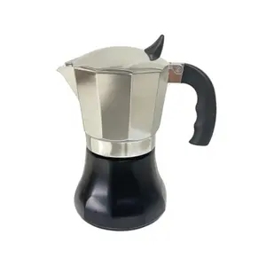 Wholesale Modern Italian Aluminum 3/6/9 Cups Moka Pot Coffee Maker Stove-top Mokapot