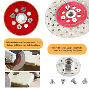 Novo Design 115mm Vacuum Brazed Diamante Grinding Cutting Tile Cerâmica Porcelana Mármore Stone <span class=keywords><strong>Saw</strong></span> Blades Telhas Ferramentas - Product Image 5