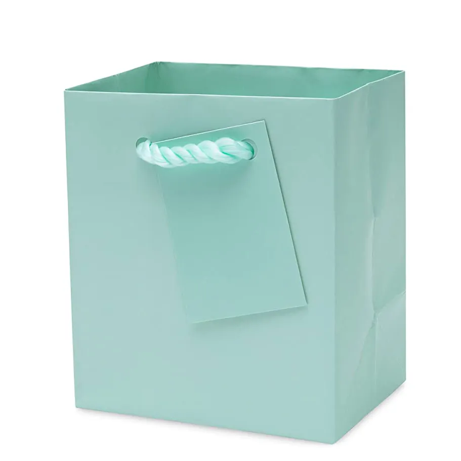 Großhandel Luxus-Verpackung für Schuhe Kleidung Papiertüten bedruckt mit individuellem Logo kleidung Einkauf Geschenk Schmuck grüne Papiertüte