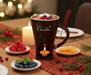 Mug à <span class=keywords><strong>fondue</strong></span> au chocolat Yongli, mug en céramique pour faire fondre, tasse à café pour <span class=keywords><strong>fondue</strong></span>, mug à <span class=keywords><strong>fondue</strong></span> pour chocolat, fromage, beurre, 130 ml - Product Image 6
