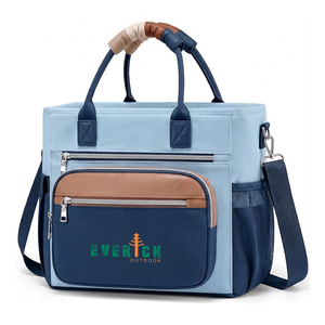 Sac à déjeuner EVERICH, best-seller, durable, tendance, isolé, imperméable, avec fermeture éclair, en tissu Oxford, facile à nettoyer, pour l'école, les pique-niques et le camping - Product Image 2