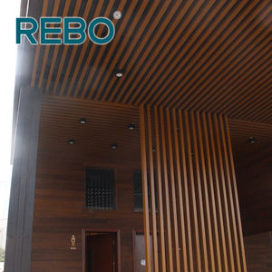 แผ่นไม้ไผ่ผนังไม้กลางแจ้งที่ทันสมัยกันน้ำกันไฟสำหรับใช้ในครัวเรือนโซลูชันการออกแบบกราฟิกที่มีอยู่ - Product Image 6