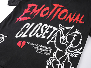 เสื้อเชิ๊ตผู้ชายเสื้อเชิ๊ตพิมพ์ลายเสื้อยืดแขนสั้นสำหรับผู้ชายผ้าฝ้าย100% ไฮสตรีทอันสมัย - Product Image 4