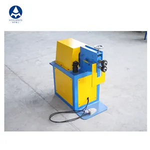 metal sheet air duct production line Electric Reel Ray Machine Tube Beading Machine