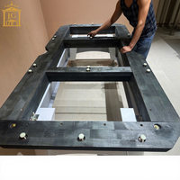 Table de billard professionnelle sur mesure 9 pieds en chêne massif avec système de retour de billes en cuir K66, plateau en ardoise Jiujiang, haute qualité