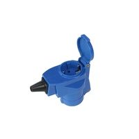 Adaptateur de couplage prise Schuko vers prise industrielle ZNPON T01F 16A 250V sans câble pour le camping et les camping-cars