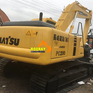 Aspecto agradable usado Japón de segunda mano excavadora sobre orugas hidráulica PC200 excavadora para la venta - Product Image 6