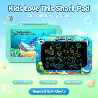 Tablette d'écriture LCD Premium avec batterie personnalisable, écran 8,5 pouces, idéale pour les souvenirs de musée, les magasins, avec trou pour cordon anti-perte