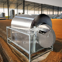 Tambour sécheur domestique café fèves de cacao soja écrou séchoir à tambour rotatif noyer cacahuète fleur graines séchage Machine