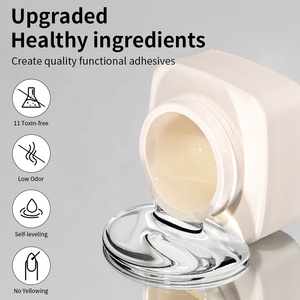 Sản phẩm làm móng OEM R S Nail 2 trong 1, lớp phủ bóng cao cấp, gel xây dựng nhãn hiệu riêng, gel móng dạng thạch, gel tạo móng - Product Image 2