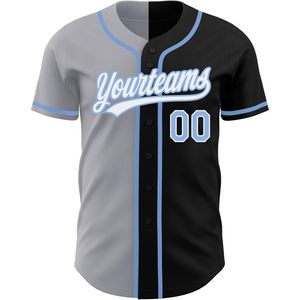 Conjunto de camisetas de béisbol con rayas degradadas personalizadas, uniforme de equipo deportivo cosido personalizado para adultos, jóvenes y niños - Product Image 3