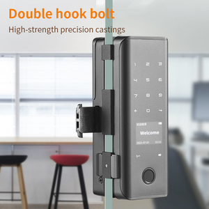 Serrures de porte électroniques intelligentes, installation facile, alimentation par piles AA, <span class=keywords><strong>carte</strong></span>-clé automatique, verre, serrure de porte Wifi Tuya - Product Image 6