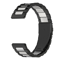 Correa clásica de acero inoxidable para reloj inteligente Samsung, 40mm, 42mm, 44mm, 46mm