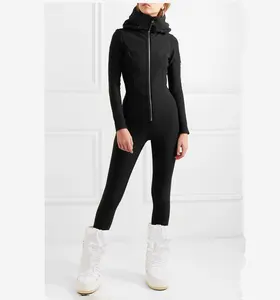 Traje de nieve de una pieza para mujer, traje de esquí elástico de una pieza, traje de esquí personalizado