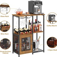 Meuble de bar d'angle pour la maison, mini bar, armoire à liqueurs, table de bar pour pub à domicile, vacances