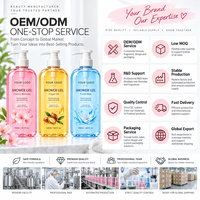 Gel douche professionnel personnalisé à marque privée, naturel, biologique, aux herbes, nettoyant en profondeur, blanchissant, hydratant et lissant