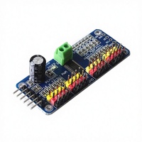 Module de pilote d'interface I2C, 16 canaux, 12 bits, PWM, Servo, carte d'entraînement, contrôleur robot, PCA9685, pièces