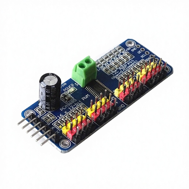 I2C interface driver module 16-channel 12-bit PWM Servo drive board robot controller PCA9685