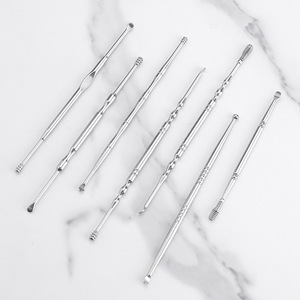 Factory direct sales of <b>ear</b> cleaning tools, including <b>ear</b> <b>picks</b>, earwax removers, stainless steel non-glossy double-headed - Product Image 3