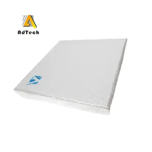 Material refractario Caja de filtro de aluminio cerámico Placa de espuma de cerámica para fundición de aluminio