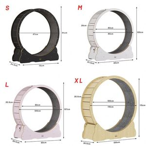 Rueda de Ejercicio para Gatos, Juguete Interactivo para Gatos, Rueda de Correr Grande para Gatos con Pista Alfombrada, Artículos para Mascotas - Product Image 2