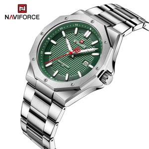 นาฬิกาข้อมือ NAVIFORCE 9200 แฟชั่นสีทอง สแตนเลสสตีล ควอตซ์ สำหรับผู้ชาย กันน้ำ หรูหรา พร้อมปฏิทิน ใช้ได้ทั้งผู้ชายและผู้หญิง - Product Image 2