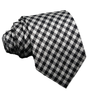 Модный Черный Полосатый Красный Мужской Шелковый галстук на заказ для деловой свадьбы желтый мужской белый цветочный Тканый Жаккардовый шелковый галстук - Product Image 5