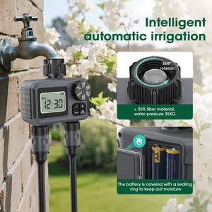 Sensor Rf 1-Zone Mechanical Watering Electrical Outlets Shutoff Valve <b>Timer</b> Water Bottle Rain Delay - Product Image 1